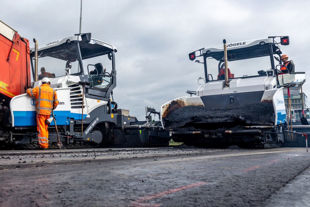 61-2019 - WSI - Vögele Super 1800-3 Deckenfertiger "Ballast Nedam"